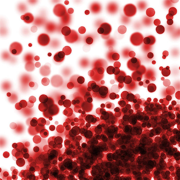 Red blood cells background stock photo