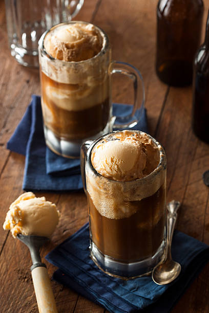 actualizar sorvete de rizoma de café - soda jerk imagens e fotografias de stock