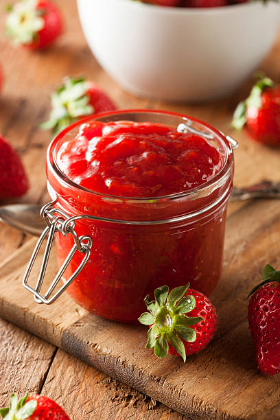 istock Homemade Organic Strawberry Jelly 469719840
