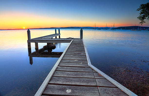 istock Sunset Belmont Australia 469722223
