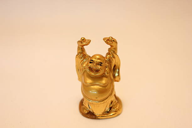 istock Happy golden Buddha 469732216