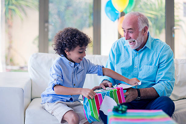 istock Grandfather's birthday gift 469733284
