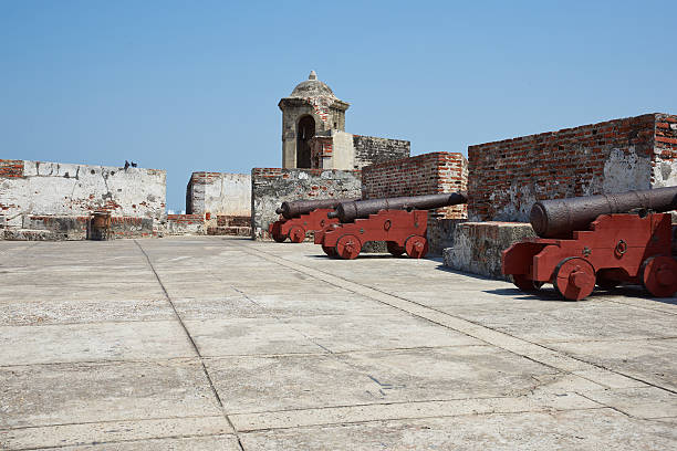 castillo de san felipe de barajas - castillo de san felipe de barajas fotografías e imágenes de stock