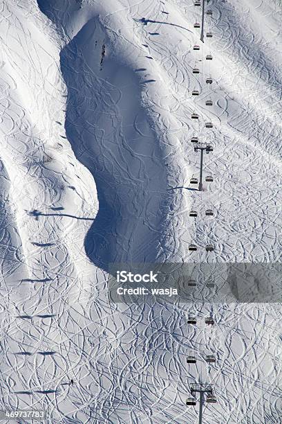 Estância De Esqui Chairlift Em Krasnaya Polyana Rússia - Fotografias de stock e mais imagens de Ao Ar Livre