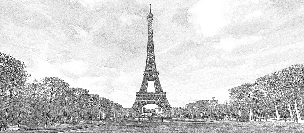 Eiffel tower-Paris, France