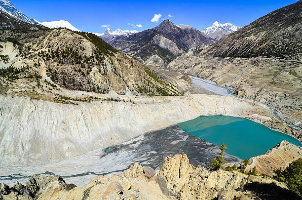 istock Himalayas mountain range and lake, Gangapurna, Nepal 469742457
