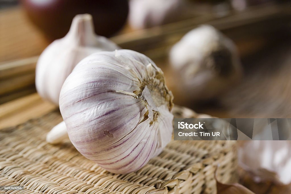 Garlic. Food background Food Stock Photo