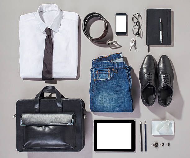 istock Outfit of business man. 469746867