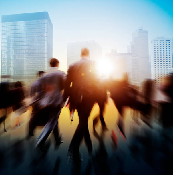 istock Commuter Rush Hour Travel Waking Business Concept 469747268