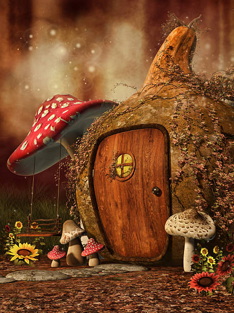 istock Autumnal fairy cottage 469749400
