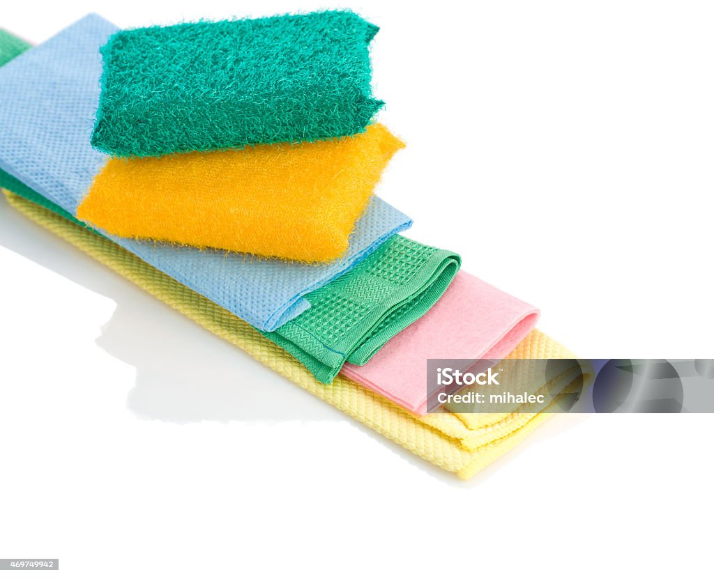 sponges on rags 2015 Stock Photo