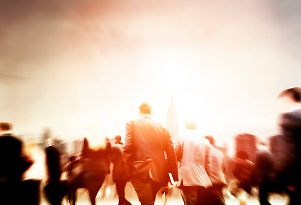 istock Commuter Rush Hour Travel Waking Business Concept 469753374