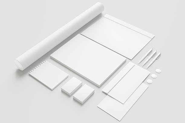 istock Blank Stationery / Corporate ID Set isolated on white 469753975