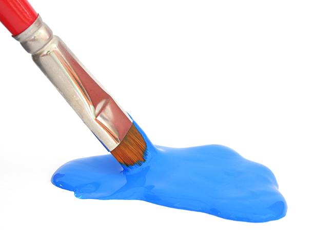istock blue color and brush 469755239