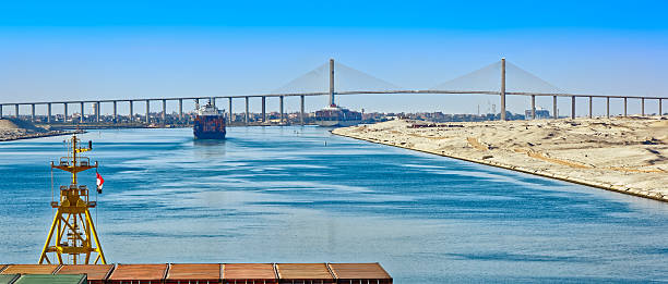 istock Ships in the Suez Canal 469757202