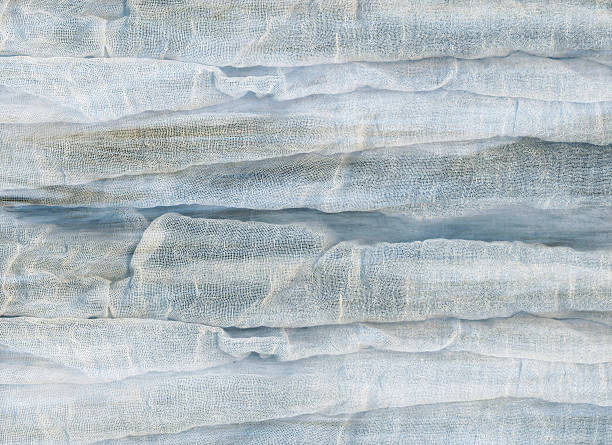 istock Gauze soft gray material 469758386