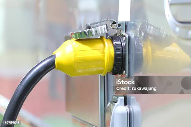 High Voltage Plugs Stock Photo - Download Image Now - 2015, Amperage, Cable