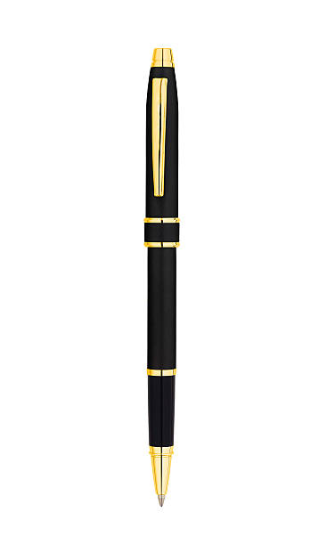 istock Black Ballpoint Pen Isolated On White background 469759472
