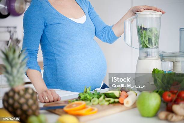 Pregnancy And Nutrition Stock Photo - Download Image Now - 2015, 30-39 Years, Adult