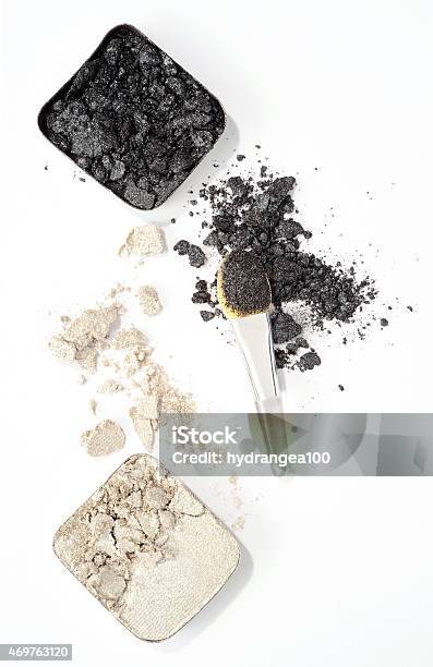 Eyeshadow Isolated Stock Photo - Download Image Now - 2015, Beauty Product, Black Color