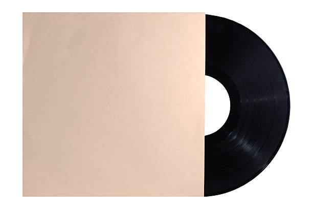 istock Black vinyl record isolated on white background 469765098
