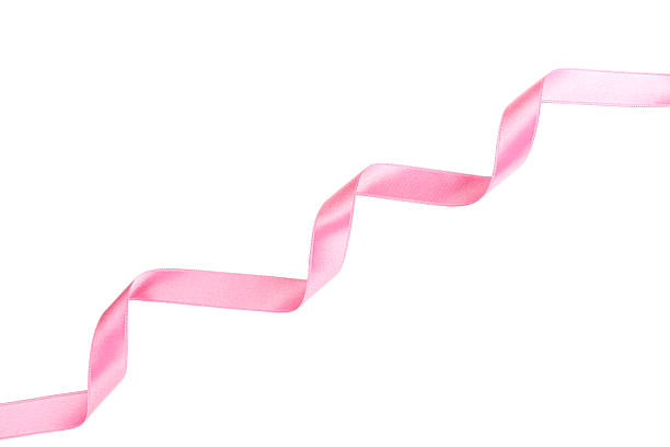 istock Pink ribbon on white background 469767442