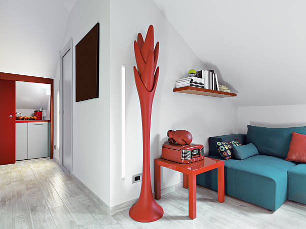 istock modern living room in the attic 469767915