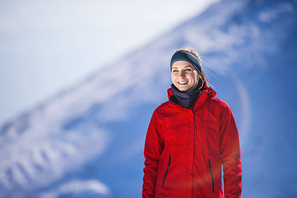 istock Woman jogging in winter nature 469768028