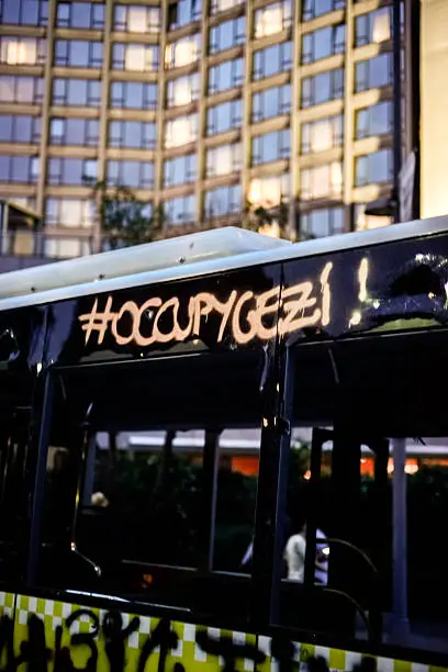 shot on 26 June 2014 during Gezi Park (occupygezi) uprising in Istanbul