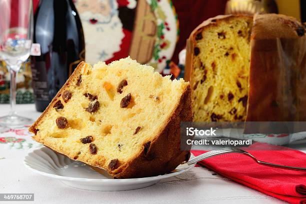 Italian Panettone Christams Cake Stock Photo - Download Image Now - Baked, Bread, Cake