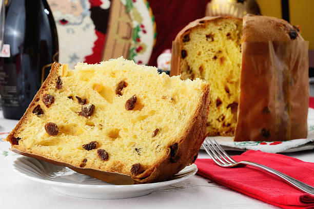 istock Italian panettone Christams cake 469768781