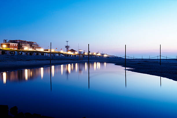 istock Promenade of Wangerooge by night 469769846