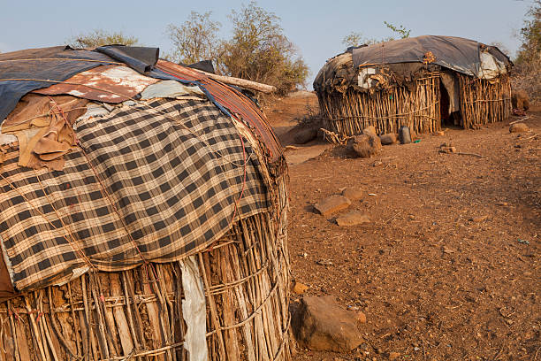istock Kenyan tribal house. 469771257