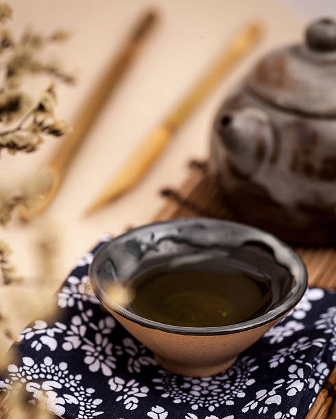 istock Cup of fresh green tea 469773220