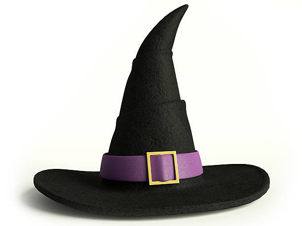 Witch Hat 3d illustration of a witch hat witchs hat stock pictures, royalty-free photos & images