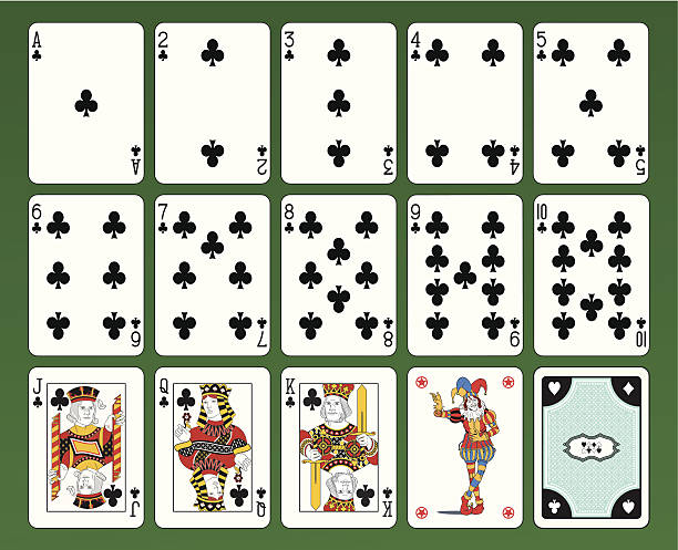 istock Playing cards of Clubs 469777203
