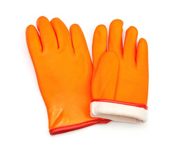 istock Orange Welder Gloves 469777968
