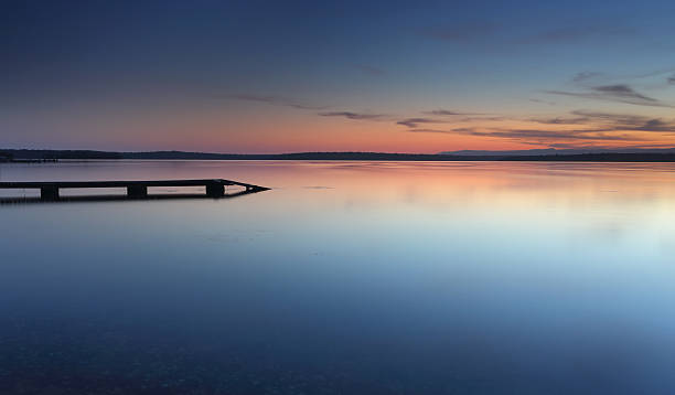 istock Island Point jetty St Georges Basin at dusk after sunset 469781860