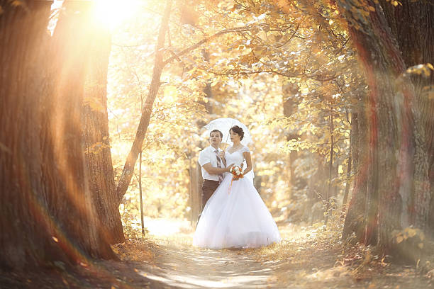 istock wedding portrait autumn nature 469782046