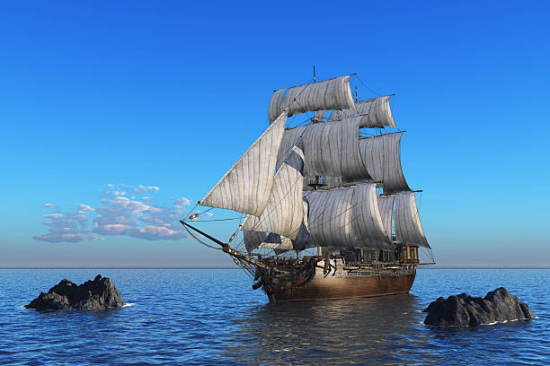 istock Sailboat in the sea. 469782289