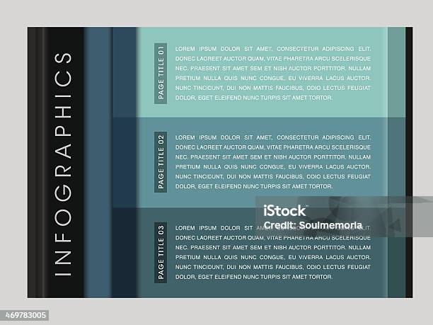 Example Info Page Layout Minimal Modern Infographic Page Layout Stock Illustration - Download ...