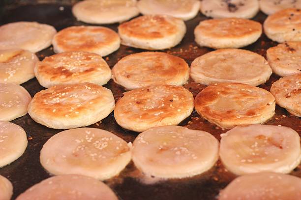 istock Thailand dessert, Mix flour, coconut and then fried. 469783876