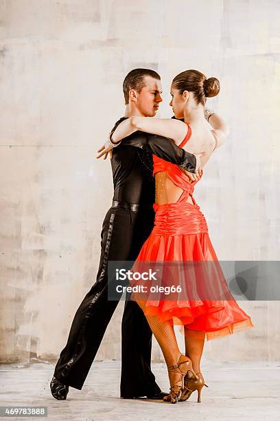 Couple Dancing Ballroom Dancing Stock Photo - Download Image Now - Rumba, 2015, Activity
