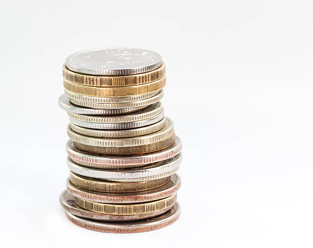 istock Pile of russian coins. 469784967