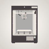 istock Model of 3D Printer 469785787