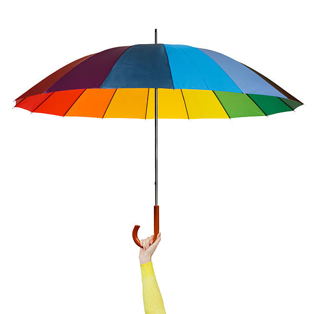 istock Hand with colorful umbrella 469786258