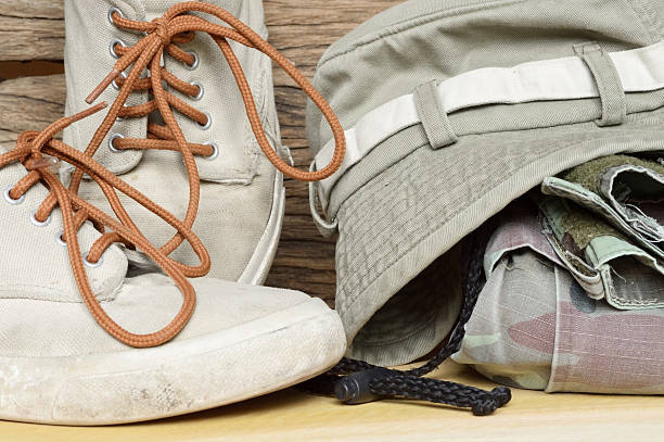 istock army pants and sneakers 469786316