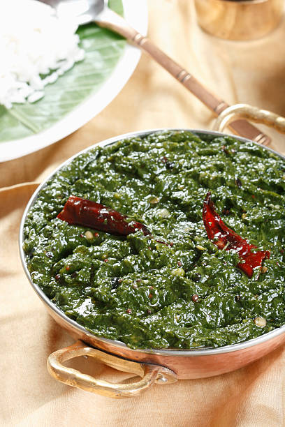 Keerai is the Tamil word of Spinach.Tamil Spinach keerai is made with spinach leaves.It can be eaten with chapatis or rotis and with rice as a side dish.