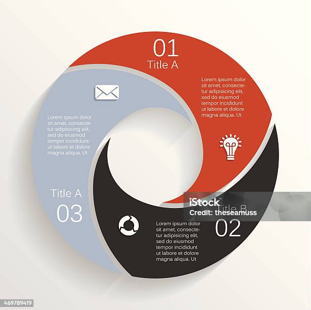 Moderne Vektorinfografik Für Businessprojekt Stock Vektor Art und mehr Bilder von Abstrakt - Abstrakt, Broschüre, Daten