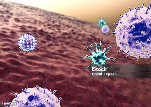 Photo libre de droit de Macrophage Et Virus banque d'images et plus d'images libres de droit de Abdomen - Abdomen, Agent pathogène, Anatomie